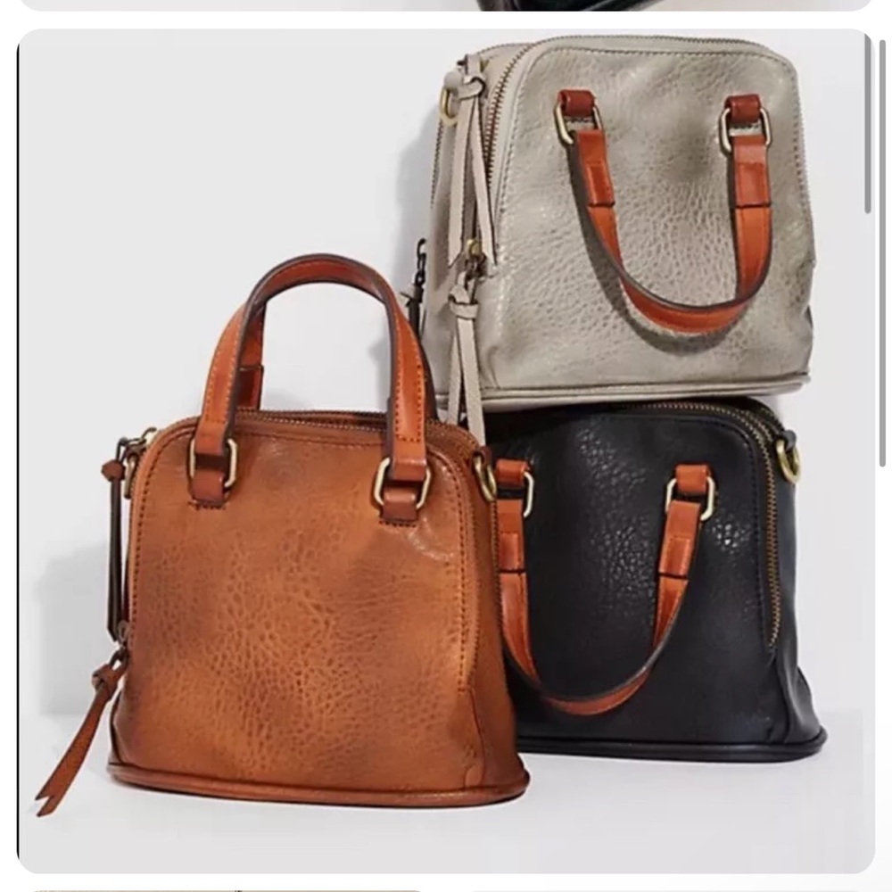 Free People Faux Leather Charlotte Crossbody Purse